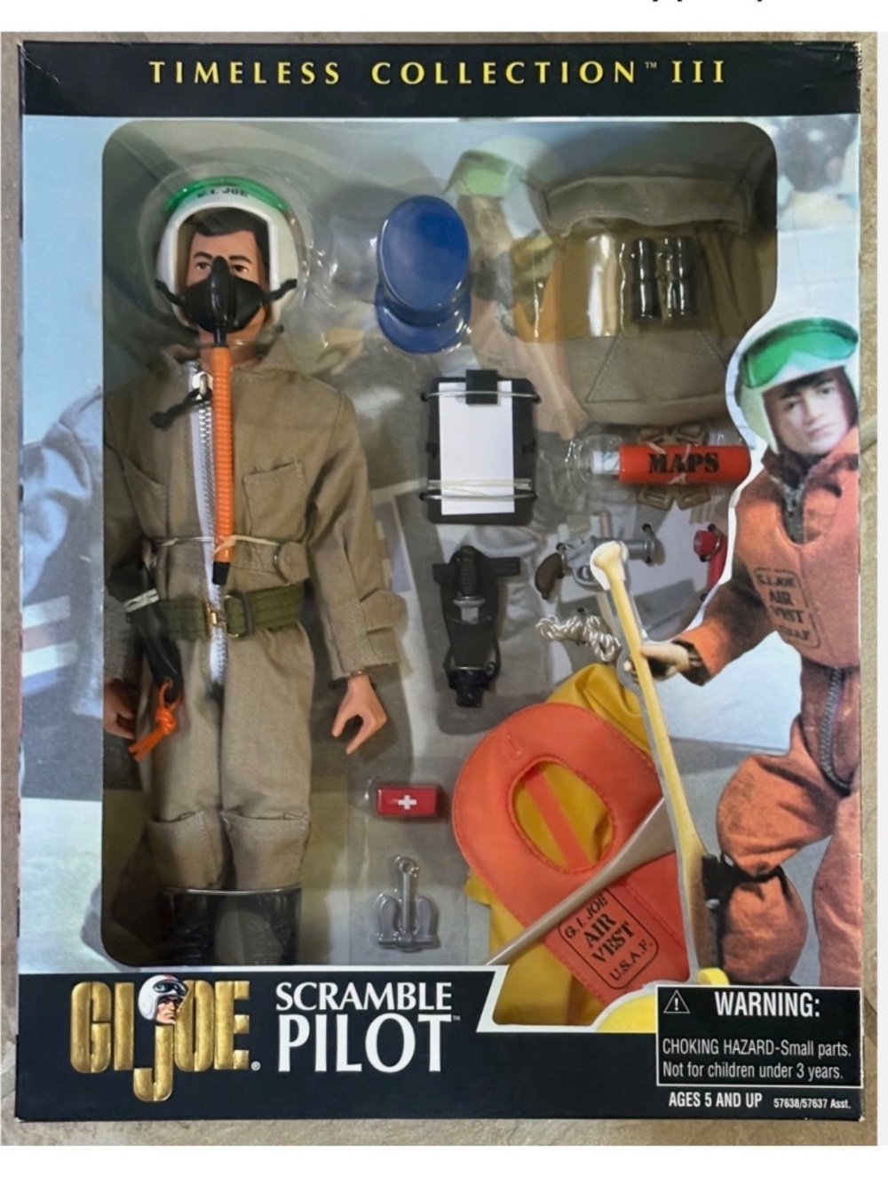 GI Joe - Timeless Collection III- Scramble Pilot - 12" Action Figure New